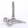 Flange Head Drilling Screw With Tapping Screw Thread